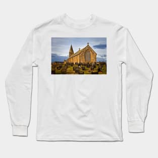 St Bartholomew's Church, Newbiggin by the sea Long Sleeve T-Shirt